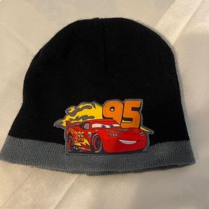 Boys winter hat with Cars logo